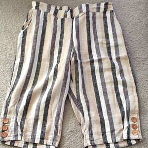 Denim & Co Naturals pedal pushers